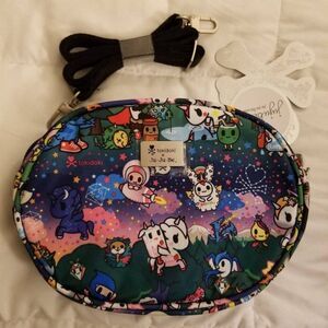JuJuBe CAMP TOKI Freedom 2 in 1 Belt Bag Clutch Fanny JJB Skyline Strawberry
